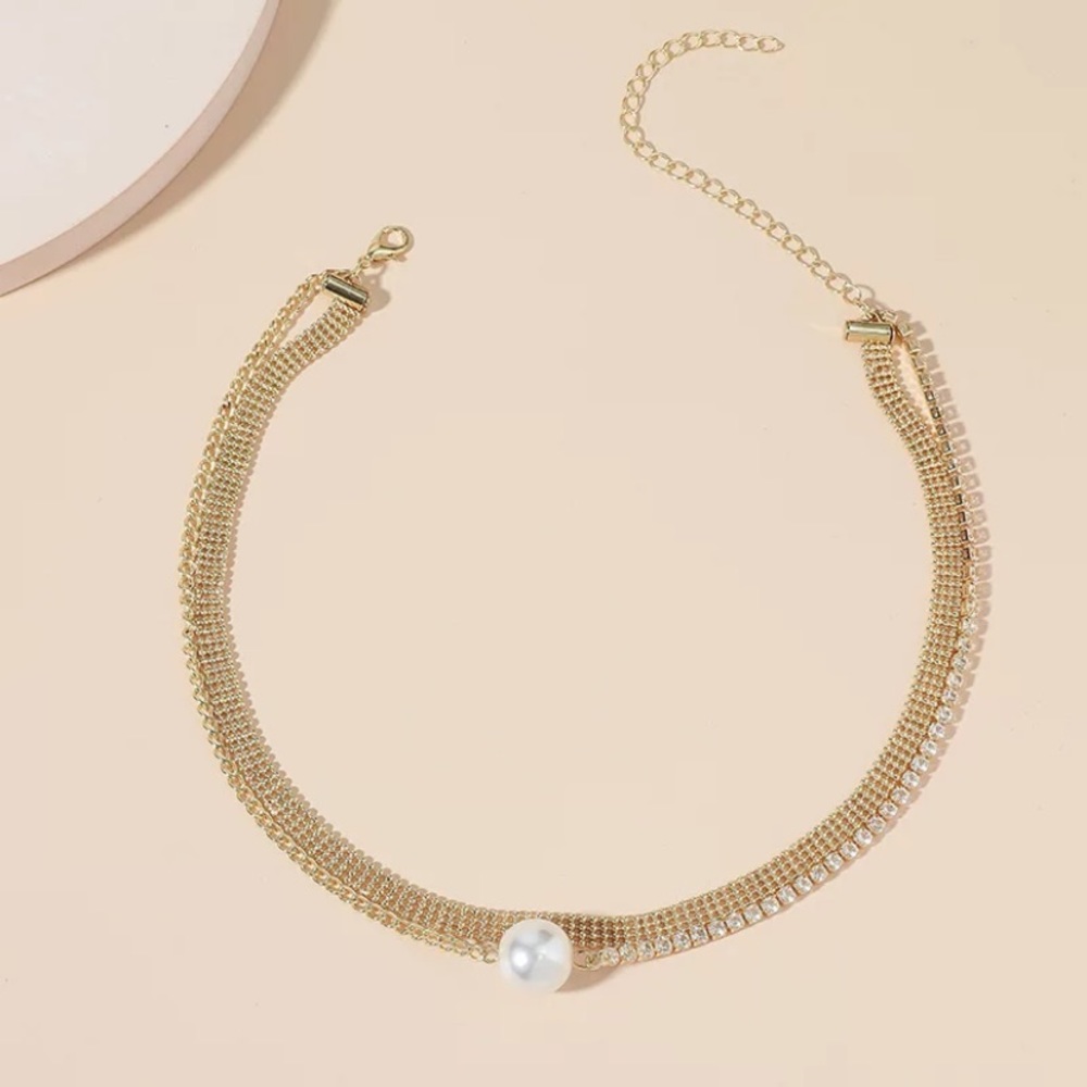 New 18k gold plated two layers Necklace - Picture 4 of 6